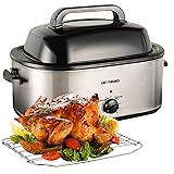 24 Qt Electric Roaster Oven, Turkey Roaster with