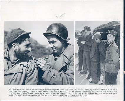 Amazoncom Vintage Photos 1983 Press Photo Bill Mauldin