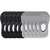 CHUNG Kids No Show Socks Cotton Liner Low Cut Sock for Boys Girls Toddler Thin 10 Pack Solid Color White Summer