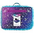 3C4G Celestial Deluxe Fur Lap Desk - Portable Lap Pillow Desk for Kids with Media Slot - 12” x 16.9” Lap Desk for Laptop, Tablets, & Notebooks by Make It Real