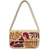SOL and MER Beaded Shoulder Bag, Magnetic Closure
