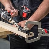 Trend Single Pocket Hole Jig with HSS Drill Bit & Depth Collar view 7