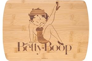 Spoontiques Betty Boop Cutting Board for Kitchen - Durable Wood Cutting Board with Knife-Friendly Surface, Easy to Clean, Lig