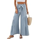 Blooming Jelly Women Casual Pants Wide Leg Trousers High Waisted Pant Trendy Vacation Outift 2026