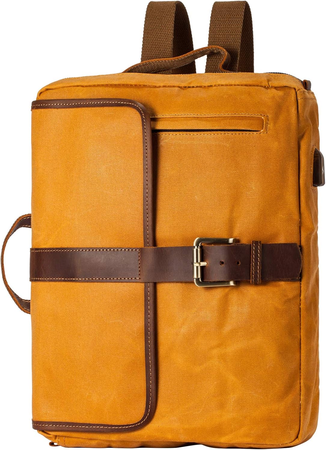 waxed canvas convertible backpack