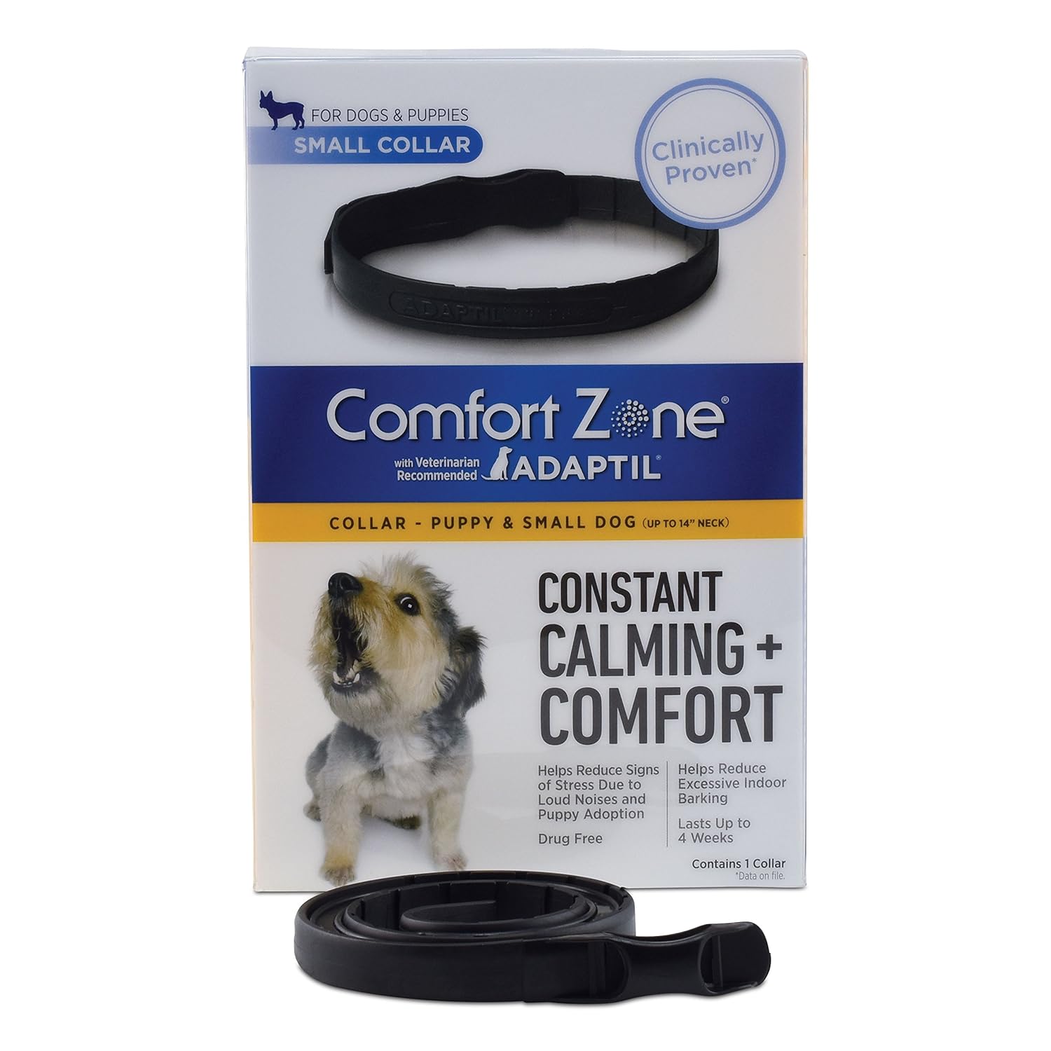 Comfort Zone Adaptil Dap Collar For Puppies Small Dogs 14in