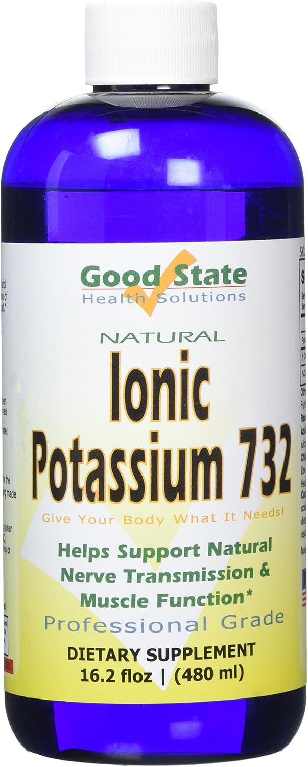 Good State - Liquid Ionic Potassium 732 - (99 mg of Ionic Potassium per Serving) (236 Servings per Bottle)