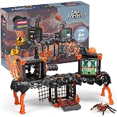 Schleich Eldrador - 83Pc Lava Fortress Playset - Kids Ages 7+ | 42810 | Monster Figurine, Battle Creature Toy for Boys 7+, Fantasy Beast, Action Figure Gifts, Screen-Free Imaginative Pretend Play