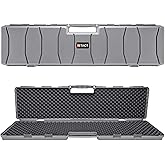 Eylar 48 Inch Intact Series Hard Shell Rifle Case, Lightweight and Durable Stacker Design with Foam