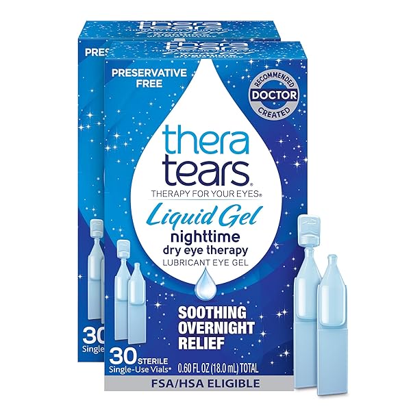 THERATEARS LIQUID GEL NIGHTTIME EYE DROPS FOR DRY...