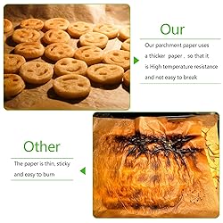 QYH 300 Pcs Parchment Paper Sheets for Baking, 8x12