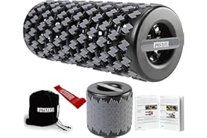 Collapsible Foam Roller for Exercise and Recovery (13 Inches), Easily Portable at 5.5 inches (Gray)