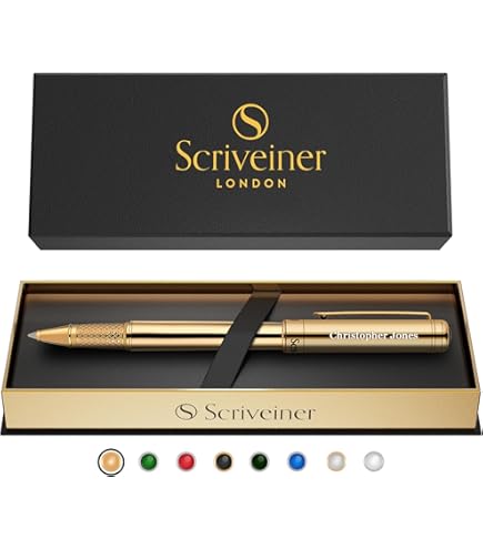 Penna Executive Garland - Roller Di Lusso In Ottone Made In USA Con Confezione Regalo