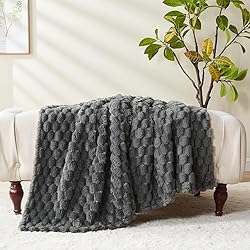 NEWCOSPLAY Super Soft Queen Blanket Grey Premium