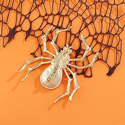 YOQUCOL Gold Spider Shape Brooch Pins for Women