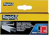 Rapid 53/10mm Finewire Staples Galvanised Steel 2500 Pack Textiles view 7