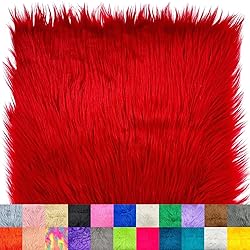 Ice Fabrics Faux Fur Fabric Squares - 20x20 Inches