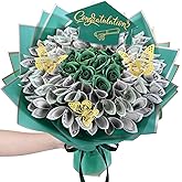 Gilprop 127 Pcs Graduation Gifts Money Flower Bouquet Class of 2026 Money Gift Ideas for Women Girl Boy Him Daughter Son DIY Bouquets Filled with Folded Bills for College Middle High School(Green)