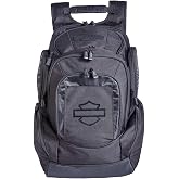 Harley-Davidson Rubber Bar &amp; Shield Legend Rugged Polyester Backpack - Black