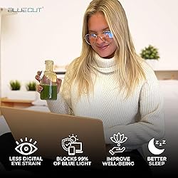 Blue Light Blocking Glasses- Unisex Stylish Aviator