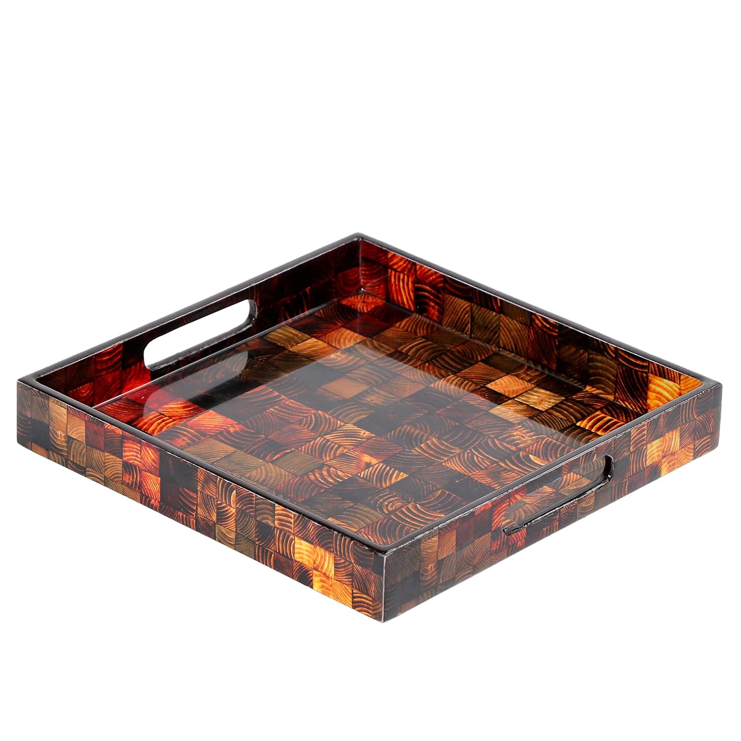 Buy DULI Enamel Coated Multipurpose Tray in MDF Serving Tray for Home & Dining Table