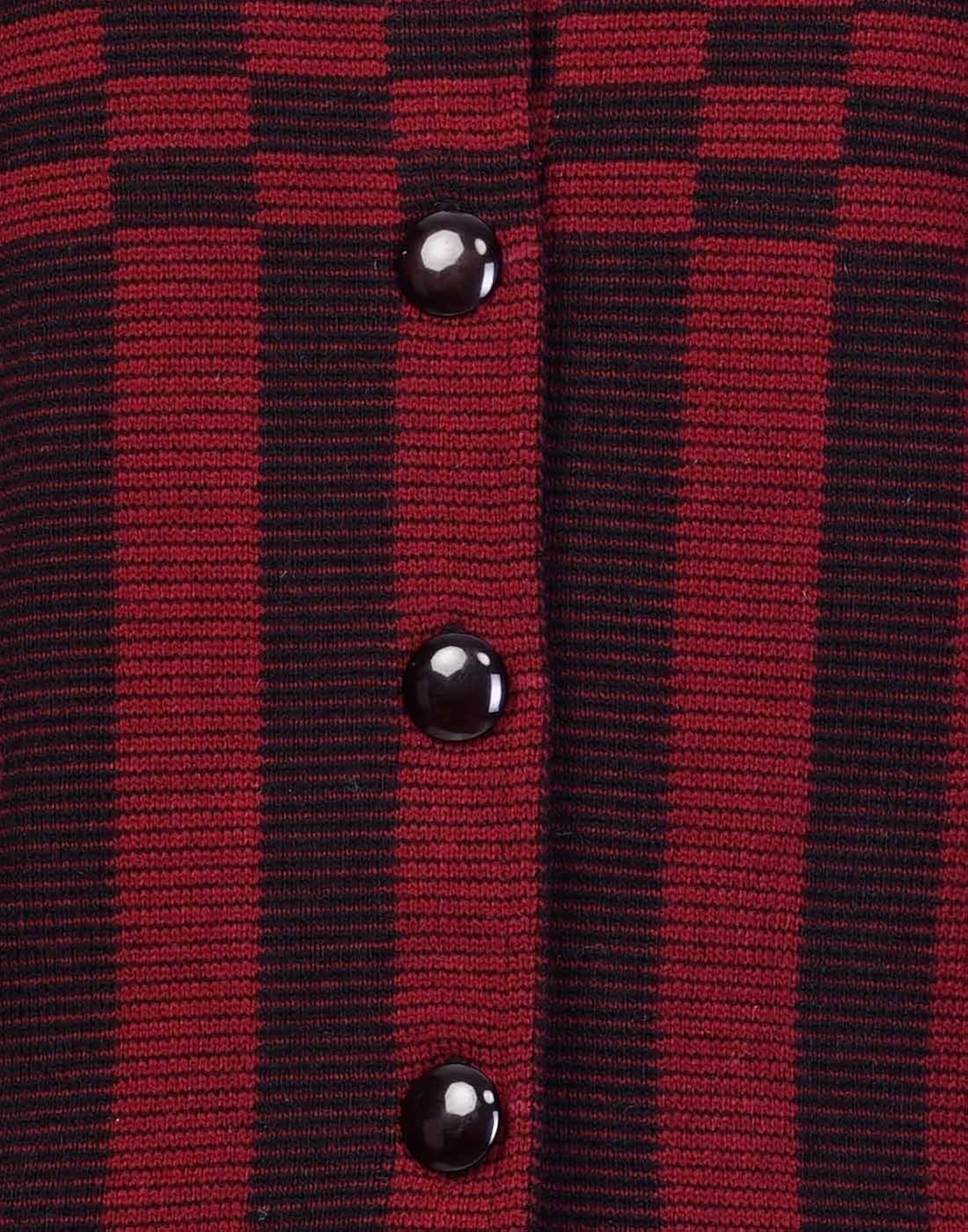 montrex maroon long coat for women