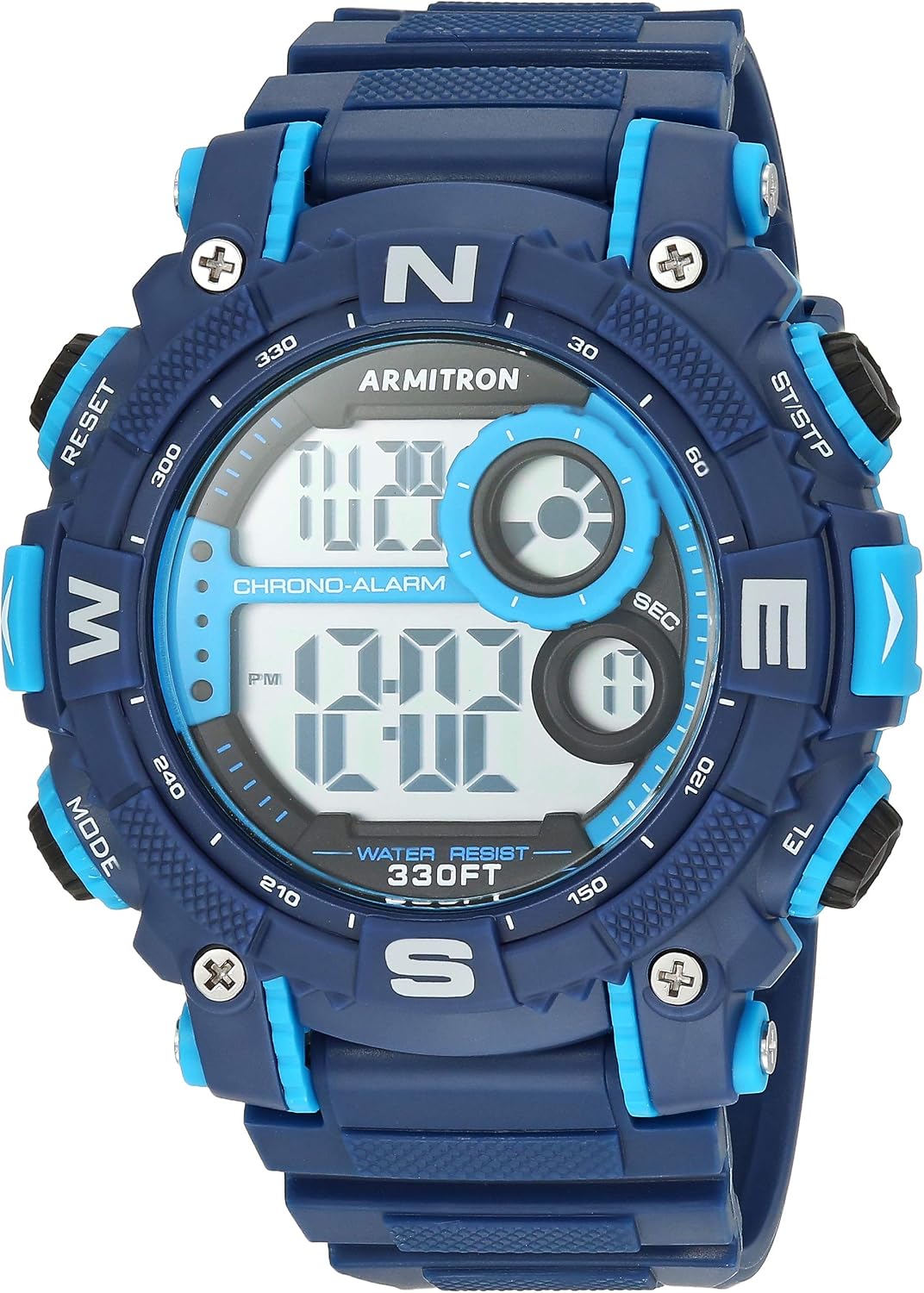Armitron Sport 40/8284 Reloj cronógrafo digital para hombre, 40/8284BNV