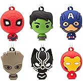 Hallmark Marvel Super Heroes Mini Christmas Ornaments, Shatterproof, Set of 6