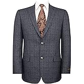 Teemlanny Men's Elegant Classic Fit Blazer Stretch Sport Coat Two Button Suit Jacket Regular & Big and Tall