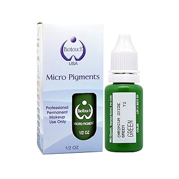 15ml Microblading Biotouch Green Cosmetic Pigment Color