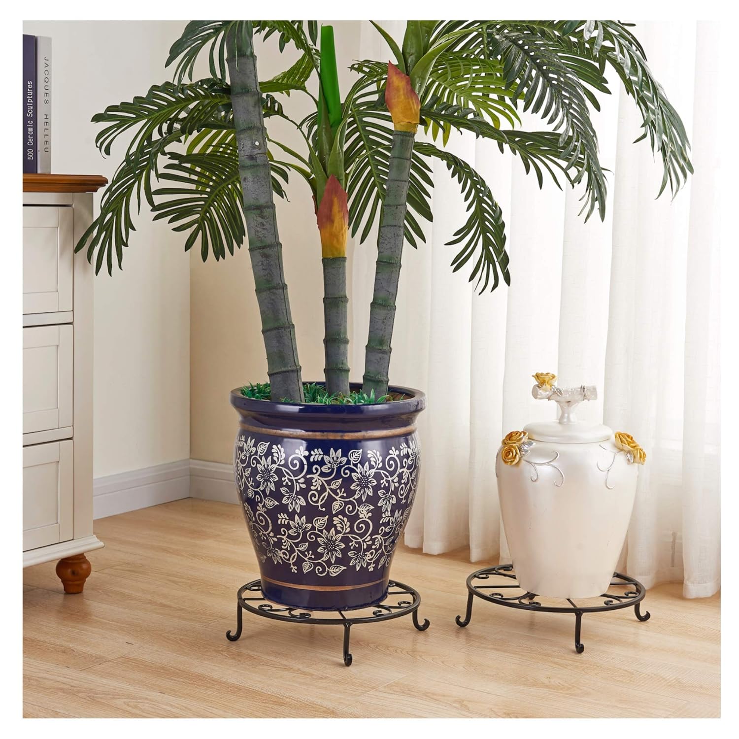 Best round pot rack wrought iron