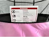 WestWood GALACTICA NEW Mini Trampoline 4.5FT 140cm with Safety Net Pink view 8
