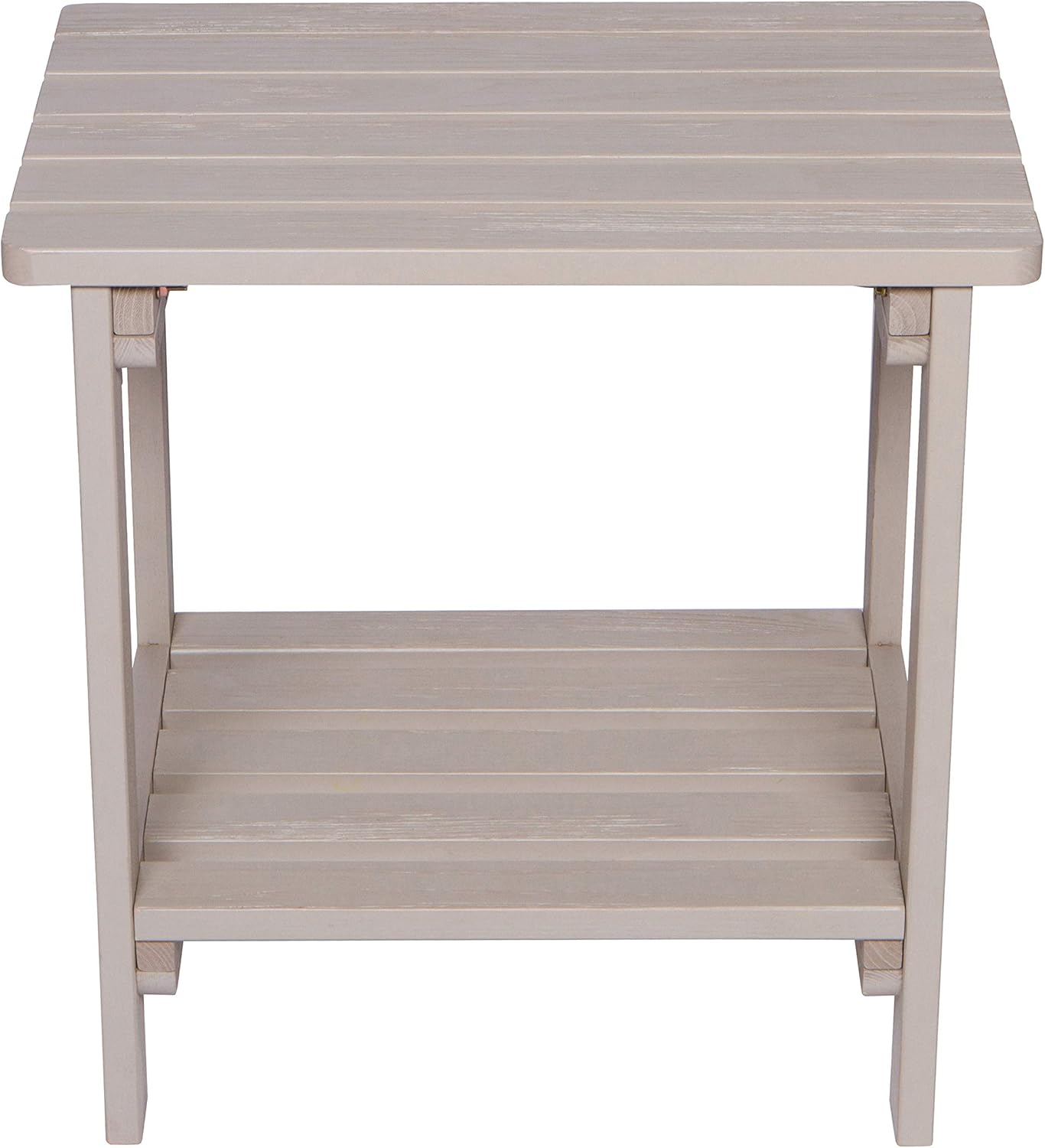 Shine Company 4114EW Indoor/Outdoor Rectangular Hydro-TEX Finish, Eggshell White Side Table : Garden & Outdoor