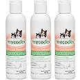 PRN Pharmacal Mycodex Flea & Tick Shampoo P3 - Sensitive Skin Shampoo for Dogs & Cats - Coconut Extract, Lanolin, Aloe - Removes Dandruff, Dirt & Scales - Killing Fleas & Ticks - 6 Fl Oz (Pack of 3)