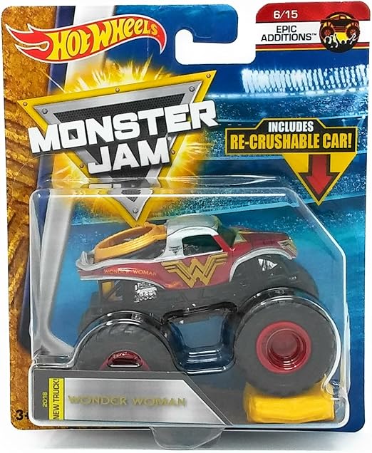 wonder woman monster truck toy