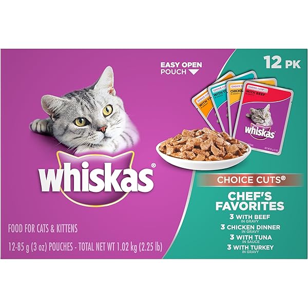 whiskas purrfectly fish cat food