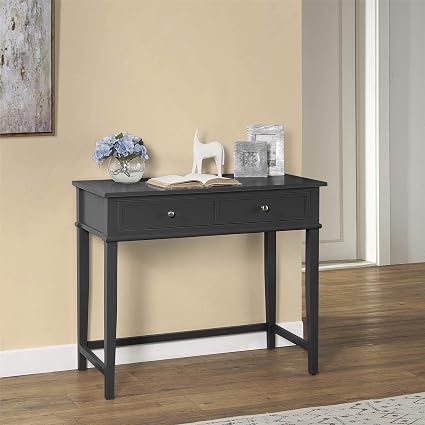black writing desk
