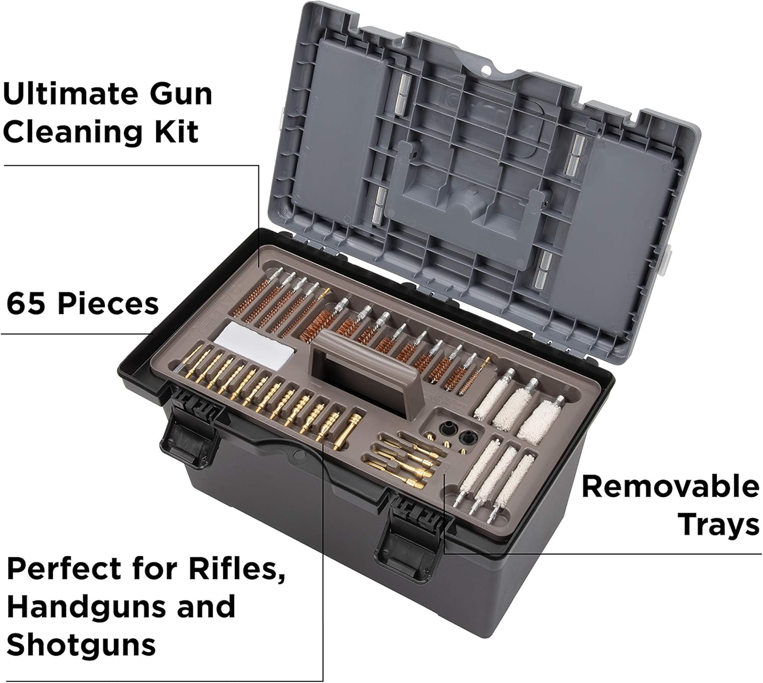 Allen Company Ultimate Universal Weapon Gun Cleaning Kit, 65 Pieces by Allen Handgun, Rifle, Shotgun Cleaning Kit (70540) : Sports & Outdoors