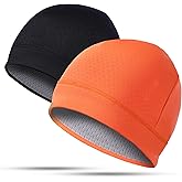 MACOGEAR 2 Pack Winter Warm Skull Cap for Men,Women Thermal Beanie Running Beanie Cycling Hat Helmet Liner