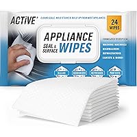 Home Appliance Surface Cleaner Wipes - ACTIVE Heavy Duty Wipe for Cleaning Washing Machine, Dryer Stainless Steel Refrigerato