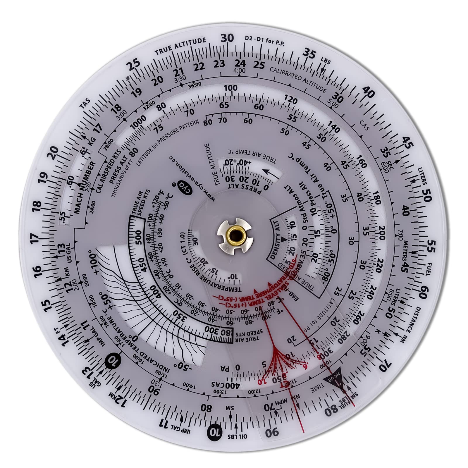 E6B Flight Computer Aviation Plotter Circular Slide Rule Used in Aviation Flight Training