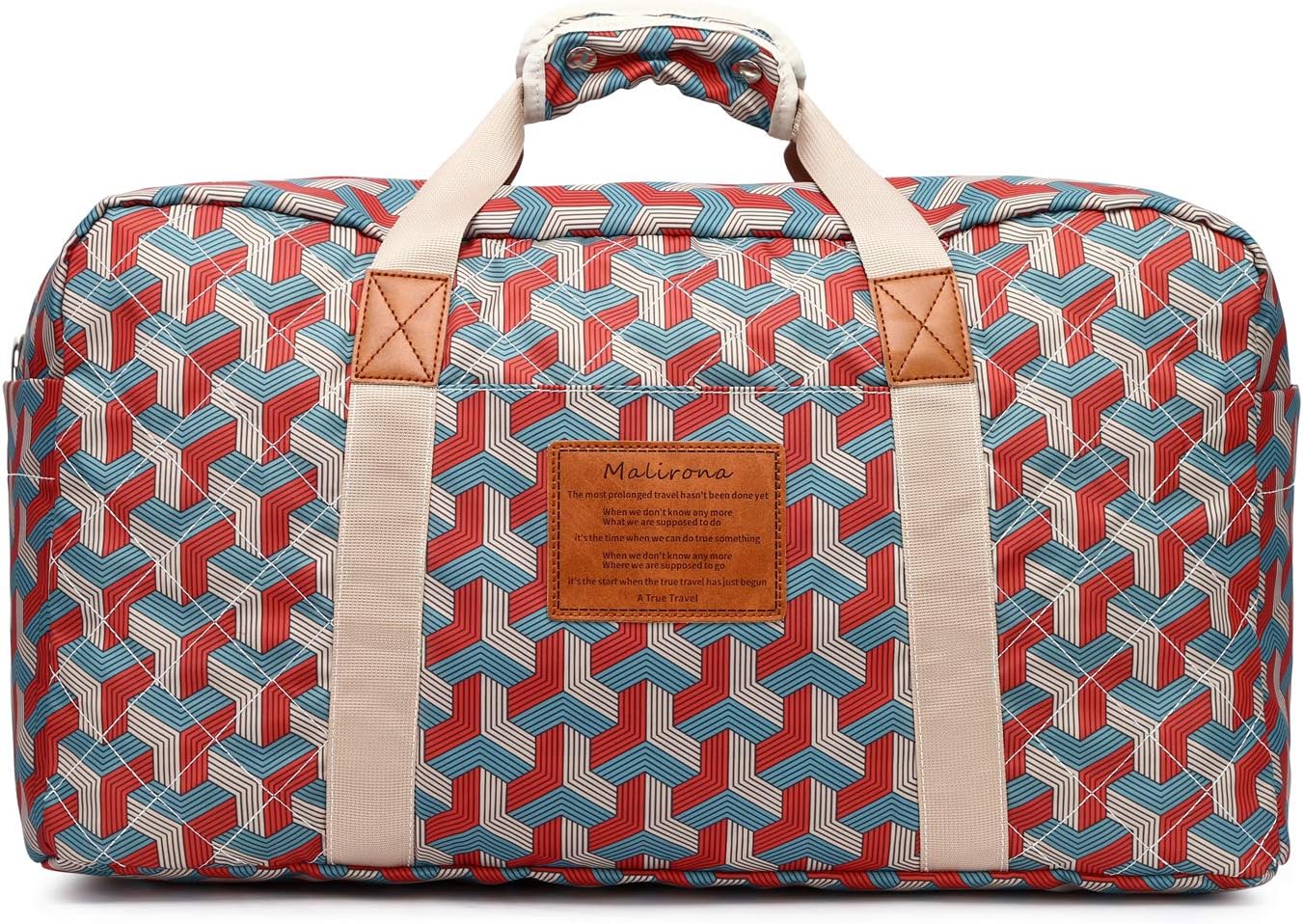 malirona canvas weekender bag