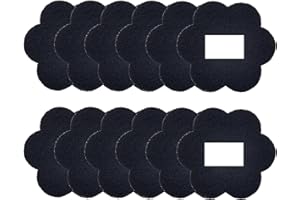 SHUREX 12-Pack Universal Trash Can Odor Absorbing Filters, Activated Charcoal Deodorizer for Trash Cans, Compost Buckets, Countertop and Recycle Bins (Flower)