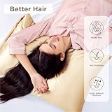 Bedsure Satin Pillowcase 2 Pack Hair Skin Queen Standard 50x75 Gray Sand view 2