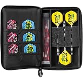 Viper by GLD Products Casemaster Select Nylon Steel and Soft Tip Dart and Accessory Case, Holds 3 Darts, Foam Cushion Allows Flights to be Stored Open without being Crushed