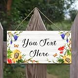 EDS G Personalised Garden Signs Custom Wooden Plaque 186x92mm view 3