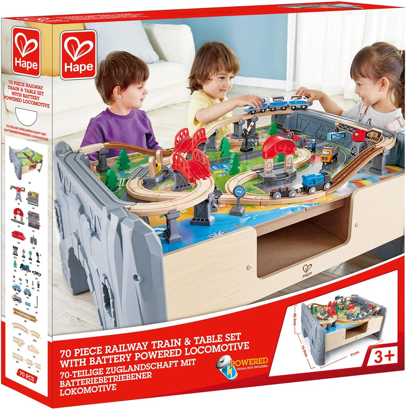 hape train table