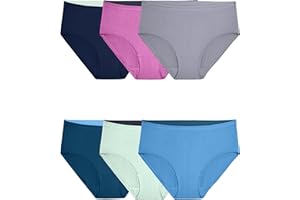 Fruit of the Loom Women's Breathable Underwear, Moisture Wicking Keeps You Cool & Comfortable, Available in Plus Size