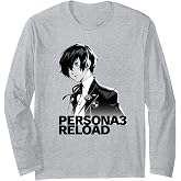 Persona 3 Reload Protagonist Status Screen image (Lt) ATLUS Long Sleeve T-Shirt