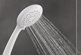 Triton Showers Showerhead White 5 Spray Patterns High Pressure 8000 Series Head view 4